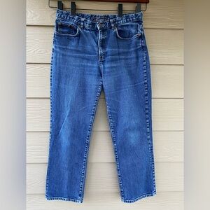 Ralph Lauren Women's Blue Classic Straight Vintage Jeans Size 12